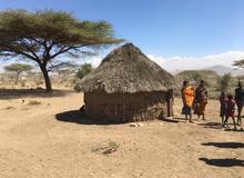 Rural village in East Africa